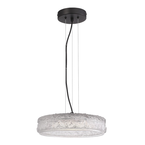 SL6143.403.01 Светильник подвесной ST-Luce черный/прозрачный LED 1*15W 4000K АНТИК
