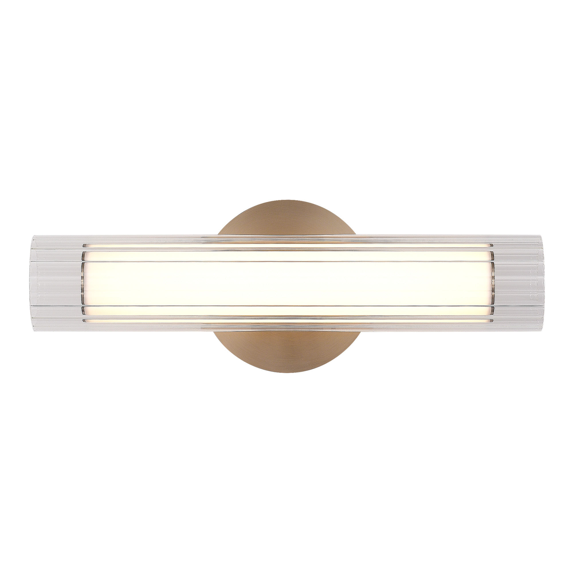 SL2010.121.01 Светильник настенный ST-Luce Никель/Белый, Прозрачный LED 1*7W 3000K/4000K ЭНФИС