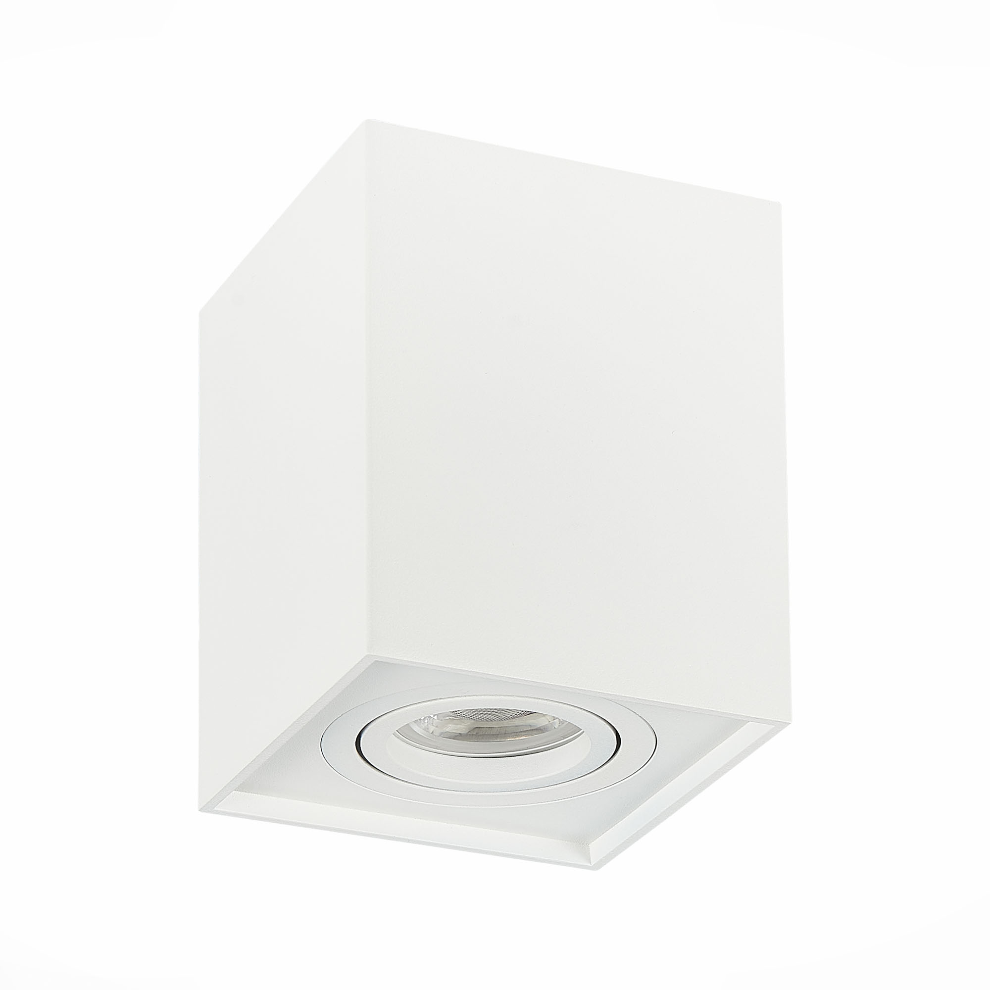 ST109.507.01 Светильник потолочный Белый GU10 1*50W  L100xW100xH123 220V Без ламп Накладные светильники