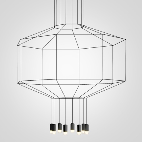 Подвесной светильник Via Wireflow polyhedral 0299 Octagonal 84534-22