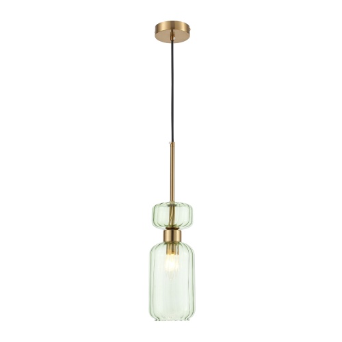 Подвесной светильник Escada 1141/1S E14*60W Antigue copper/Green