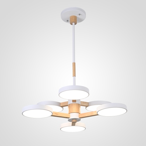 Люстра на штанге TURNA DBL L6 White 141109-26