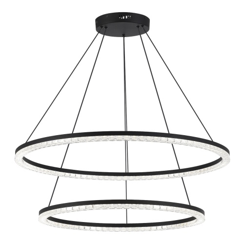 SL1018.403.02 Светильник подвесной ST-Luce черный/прозрачный LED 1*96W 4000K ЭВКЛИДИК