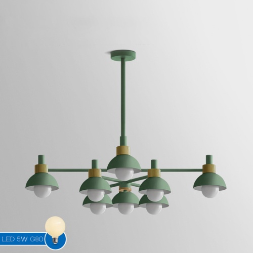Люстра на штанге FANTA A 8 lights Green 193150-26
