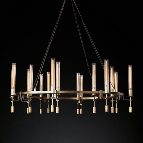 Подвесная люстра RH FONTANELLE Round Chandelier 16 74975-22