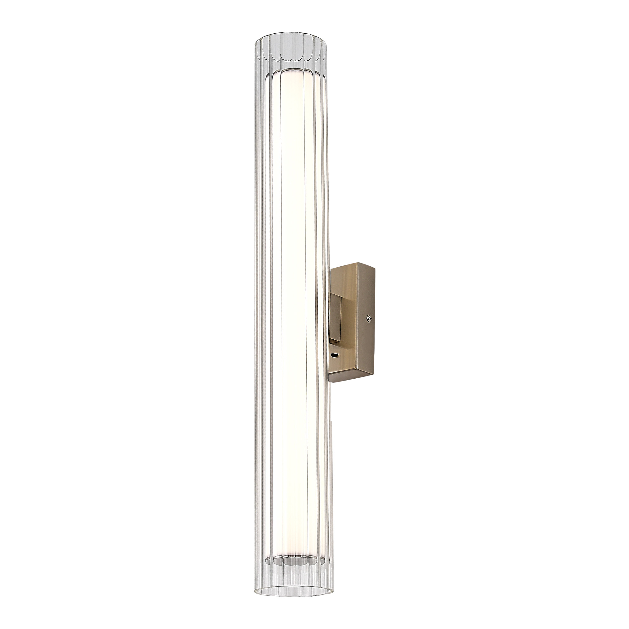 SL2010.111.01 Светильник настенный ST-Luce Никель/Белый, Прозрачный LED 1*13W 3000K/4000K ЭНФИС