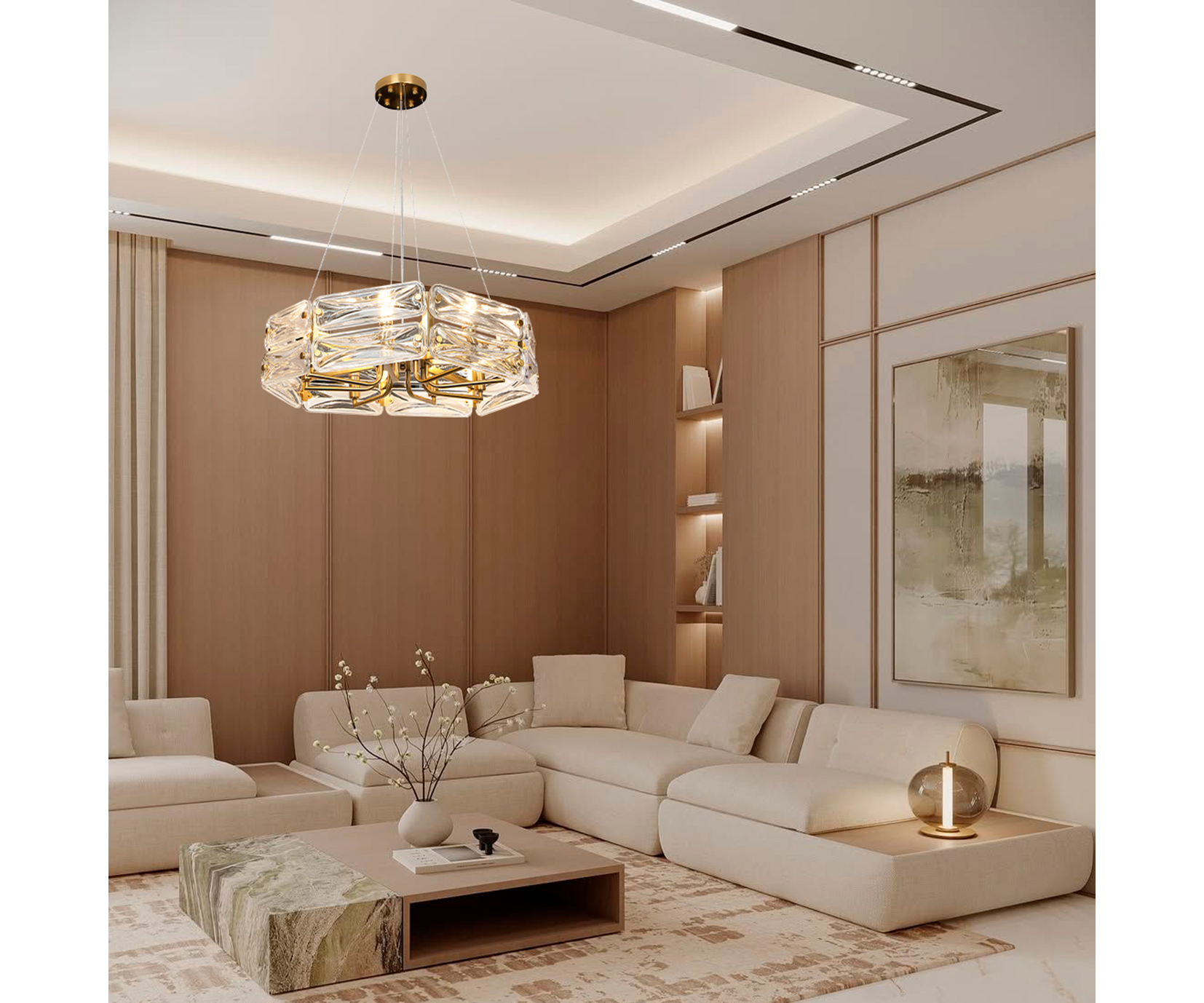 Люстра Kink Light Тира латунь d68 07598-70,36
