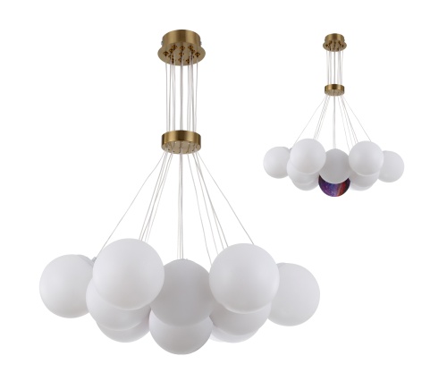 Люстра Kink Light Алди бронза 08475-13,20