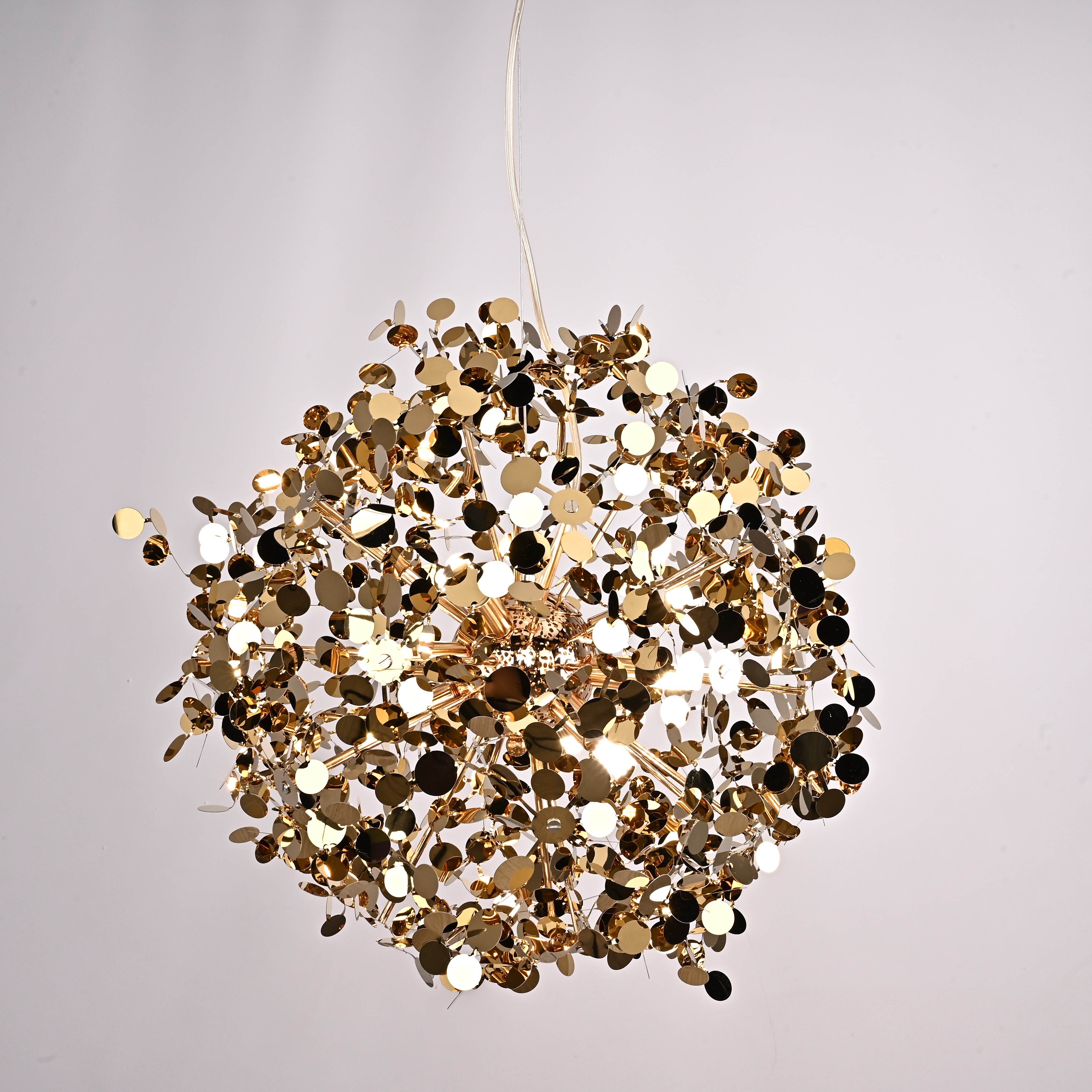 Подвесной светильник Tezani Argent Suspension Pendant lamp 85 gold D50 186184-22