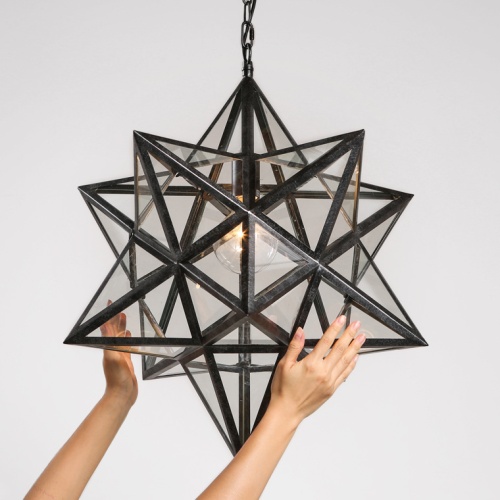 Люстра Black Star Clear Glass 50 см 101314-26