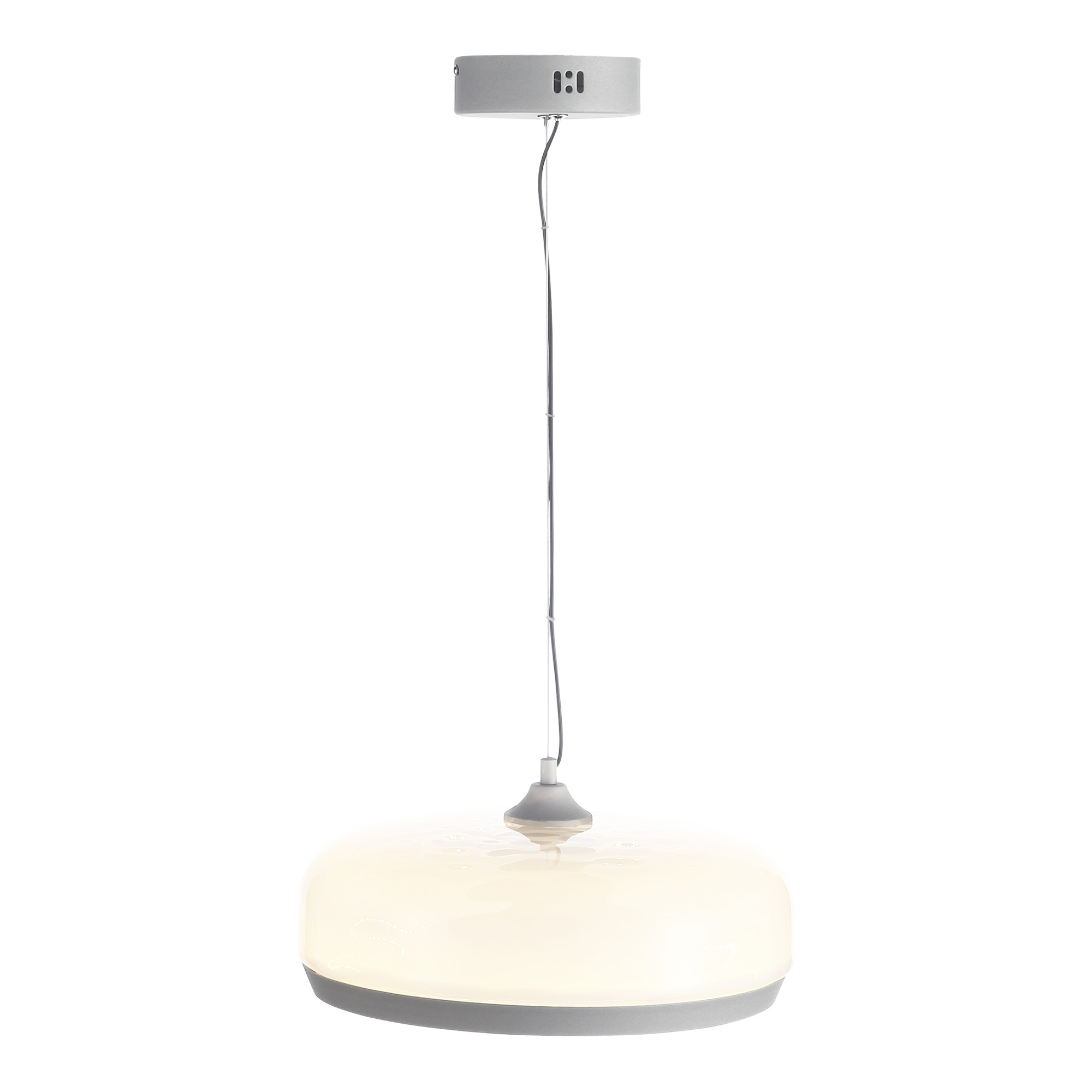 SL6014.503.01 Светильник подвесной ST-Luce Серый/Молочный LED 1*42W 3000K РИПЛ