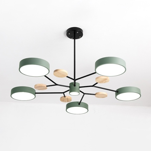 Люстра на штанге MEADE 6 lamps Green 207859-26
