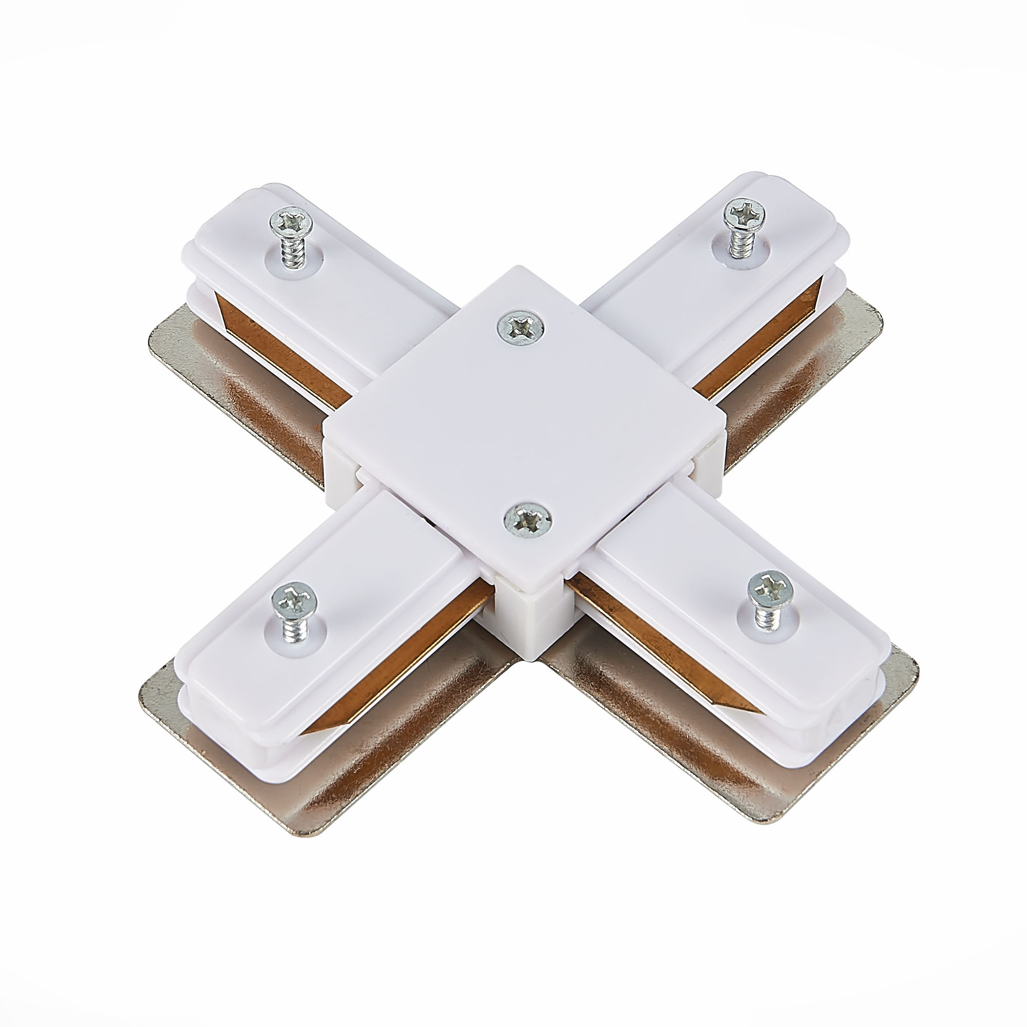 ST002.549.00 Коннектор X-образный ST-Luce Белый БЭЙС