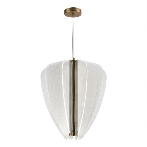 SL6509.213.01 Светильник подвесной ST-Luce Золотистый/Прозрачный LED 1*75W 4000K ФЕЗАЛЕ