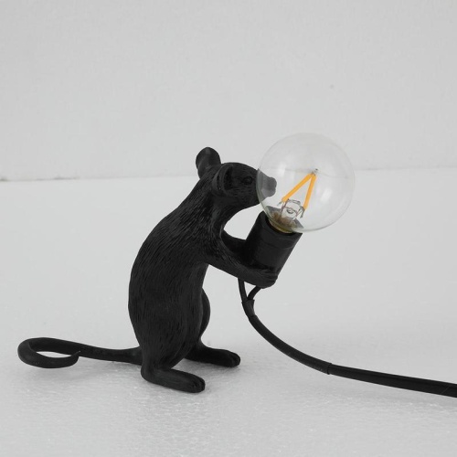 Настольная лампа Mouse Sitting Black 178307-22