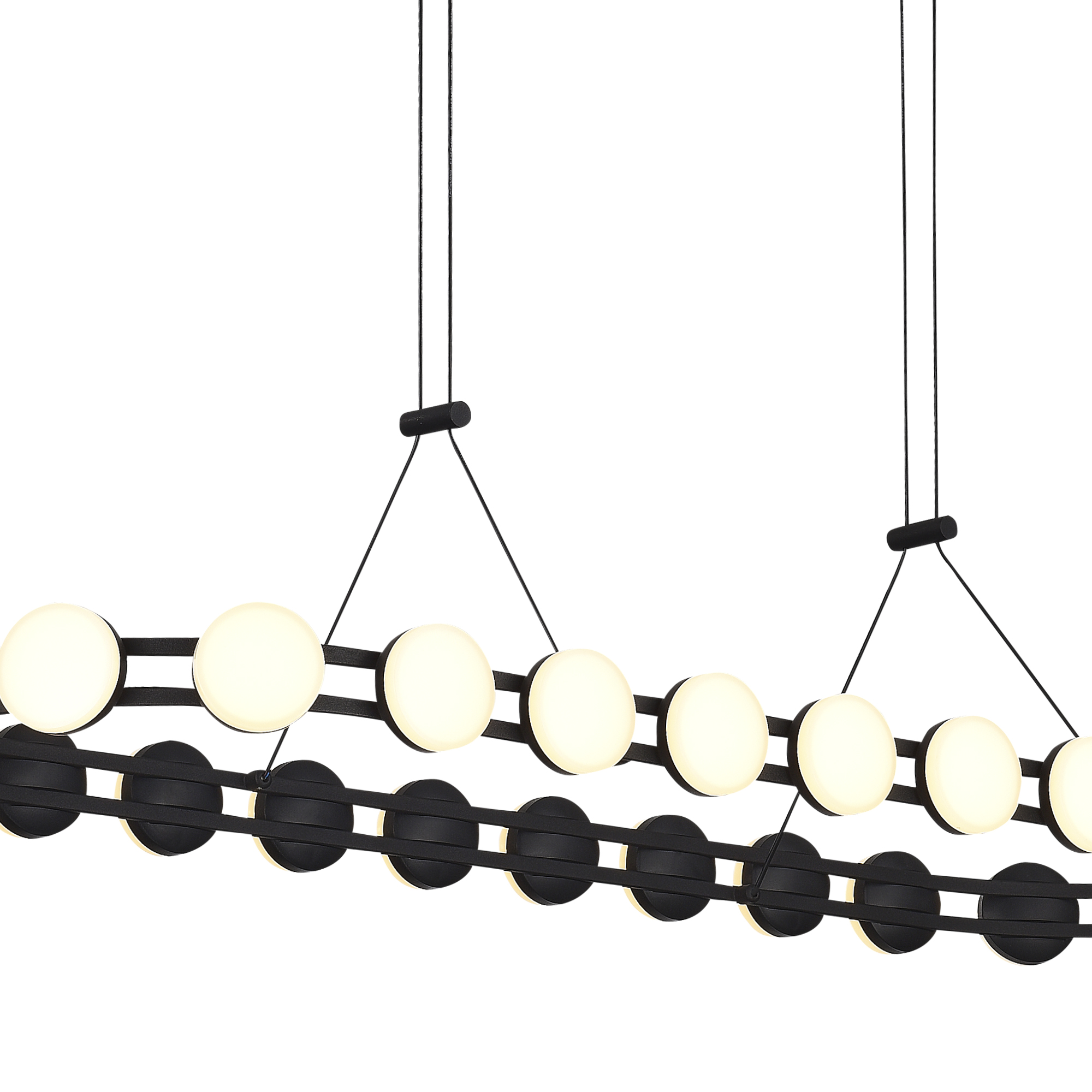 SL6610.403.26 Светильник подвесной ST-Luce черный/белый LED 1*50W 4000K МОНРО