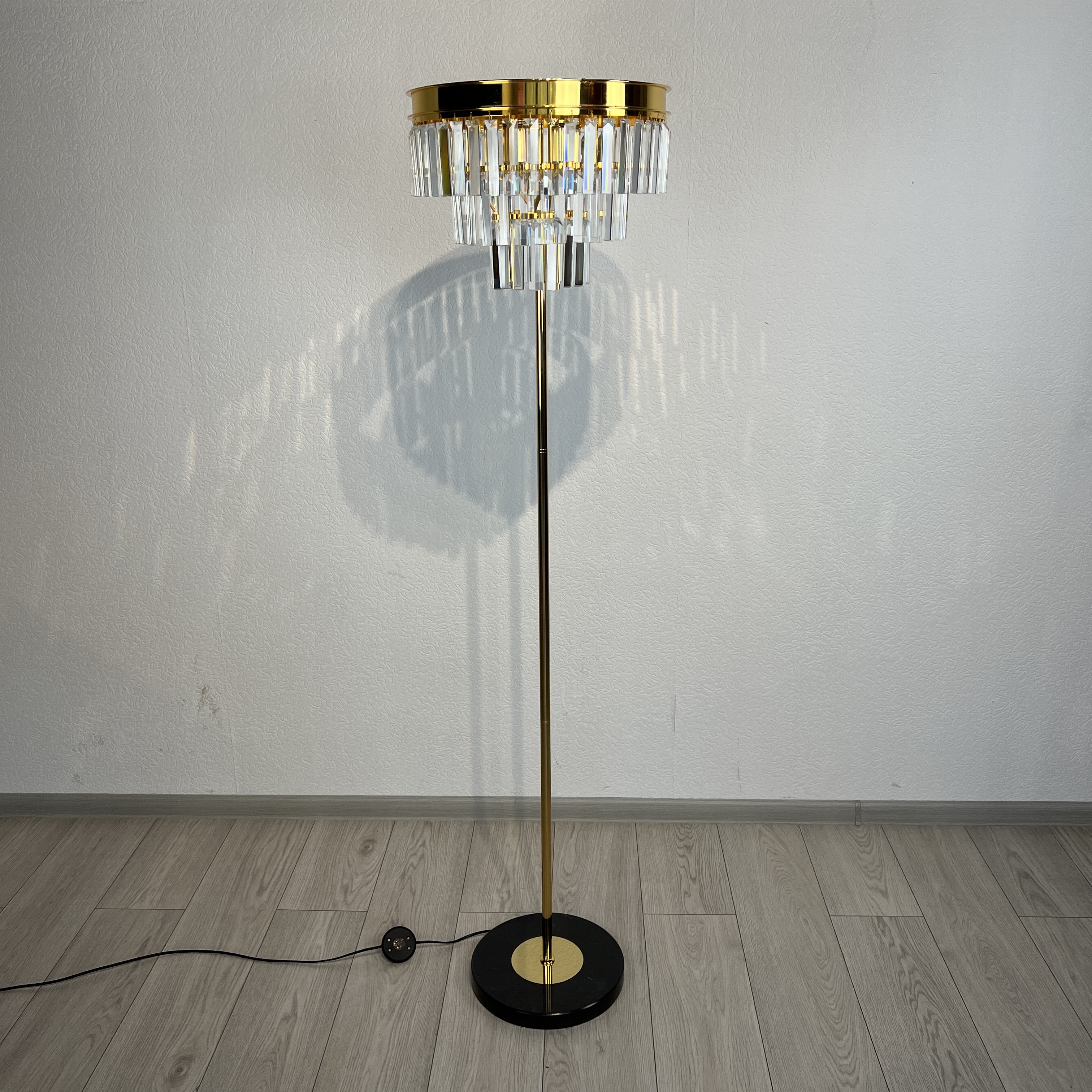 Торшер RH 1920S Odeon Clear Glass Floor Lamp GOLD 241415-22