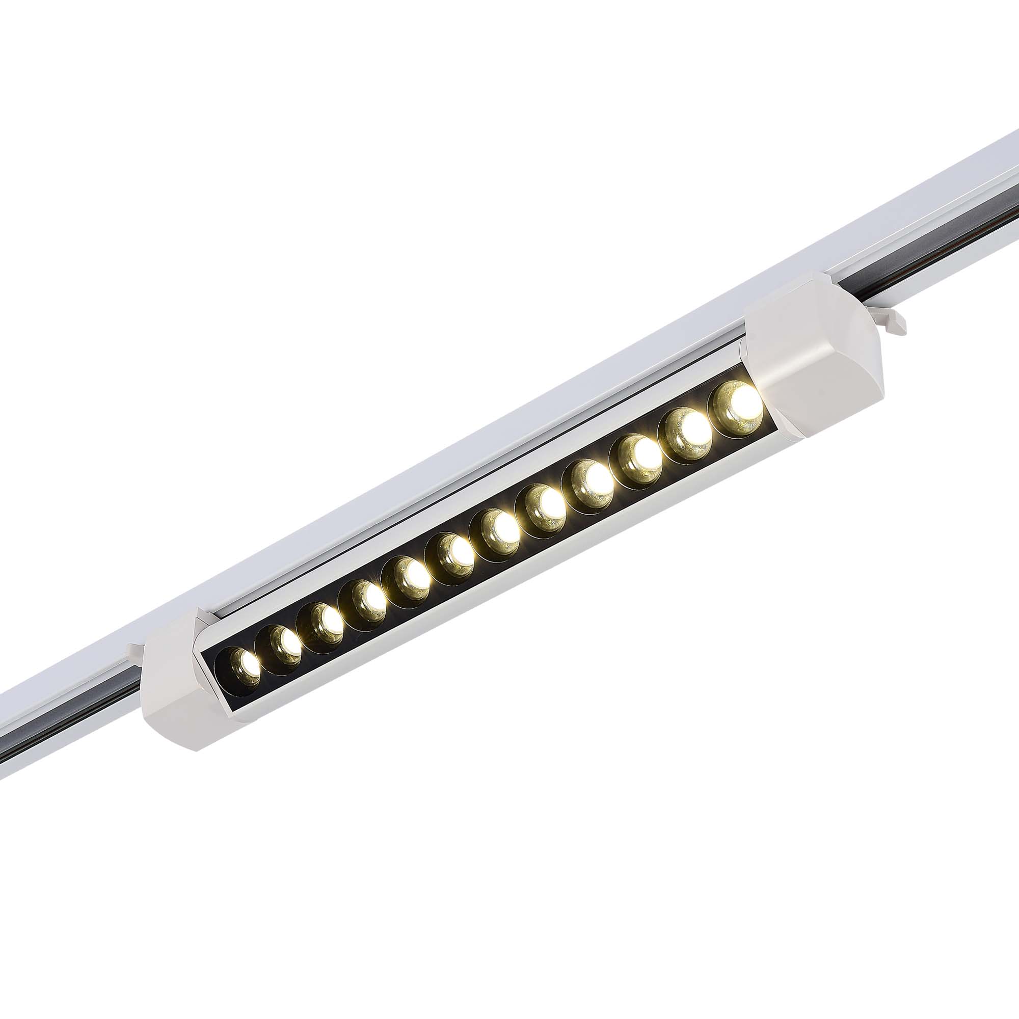 ST367.546.20 Св-к трек. Белый LED 1*20W 4000K 1 750Lm Ra>90 36° IP20 L387xW49xH54 170-240V БЭЙС