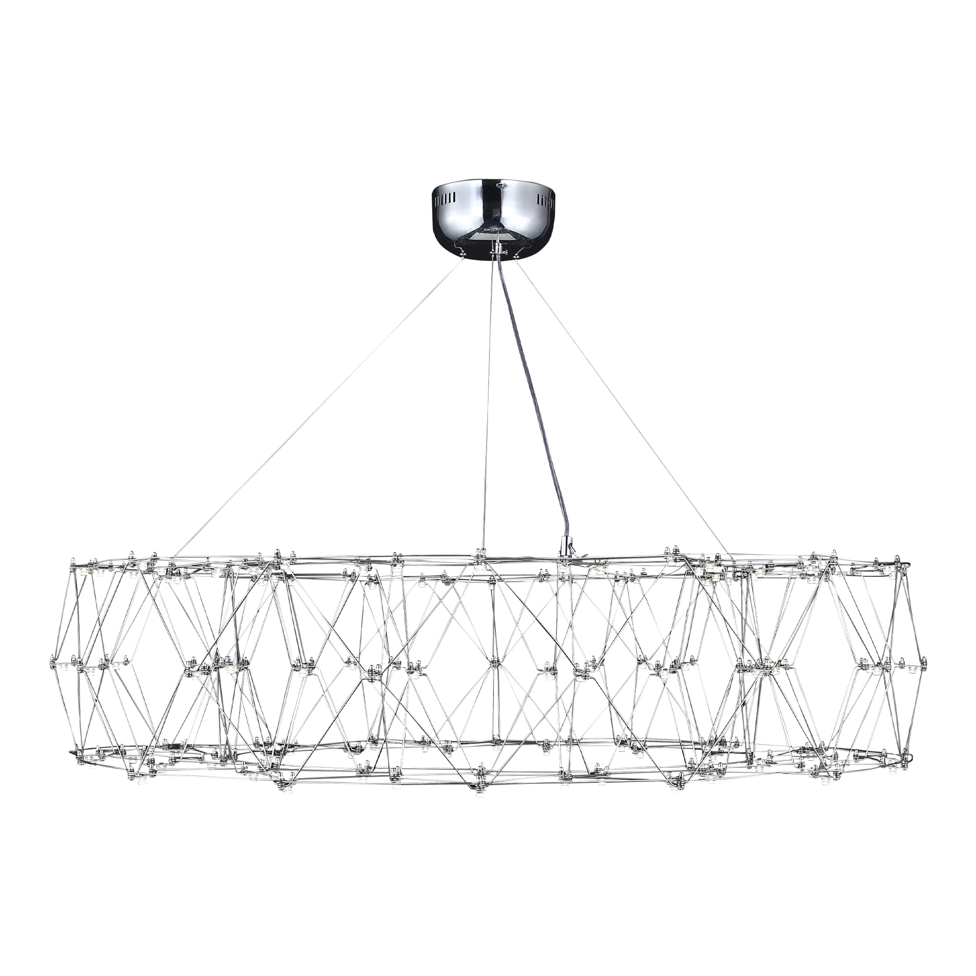 SL6602.103.72 Светильник подвесной ST-Luce Хром/Прозрачный LED 1*72W 4000K ГРАВЕТТА