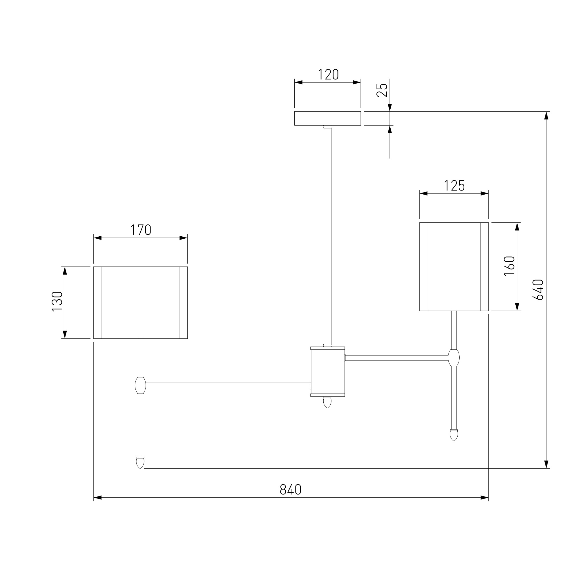  Eurosvet 60162/8/ потолочный светильник/ латунь Smart