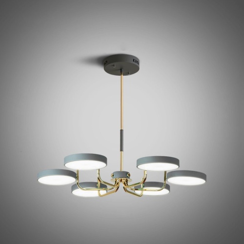 Люстра на штанге TAVIS D78 Gray 229001-26