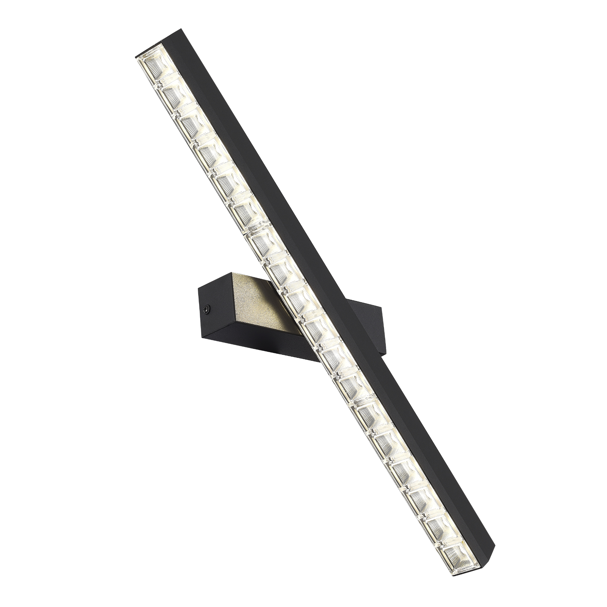 SL1018.401.01 Светильник настенный ST-Luce черный/прозрачный LED 1*11W 4000K ЭВКЛИДИК