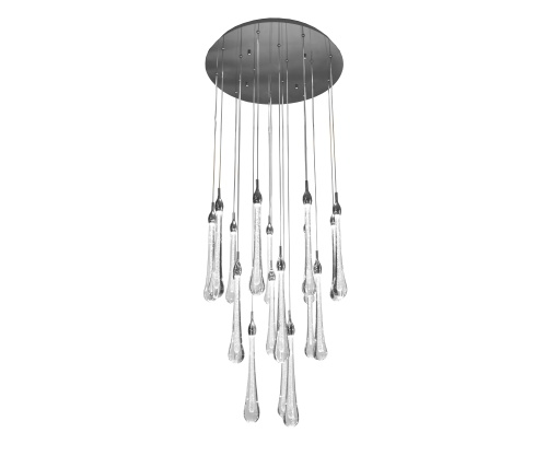 Люстра Kink Light каскадная Асмер хром Led 54W 07860-18A,02