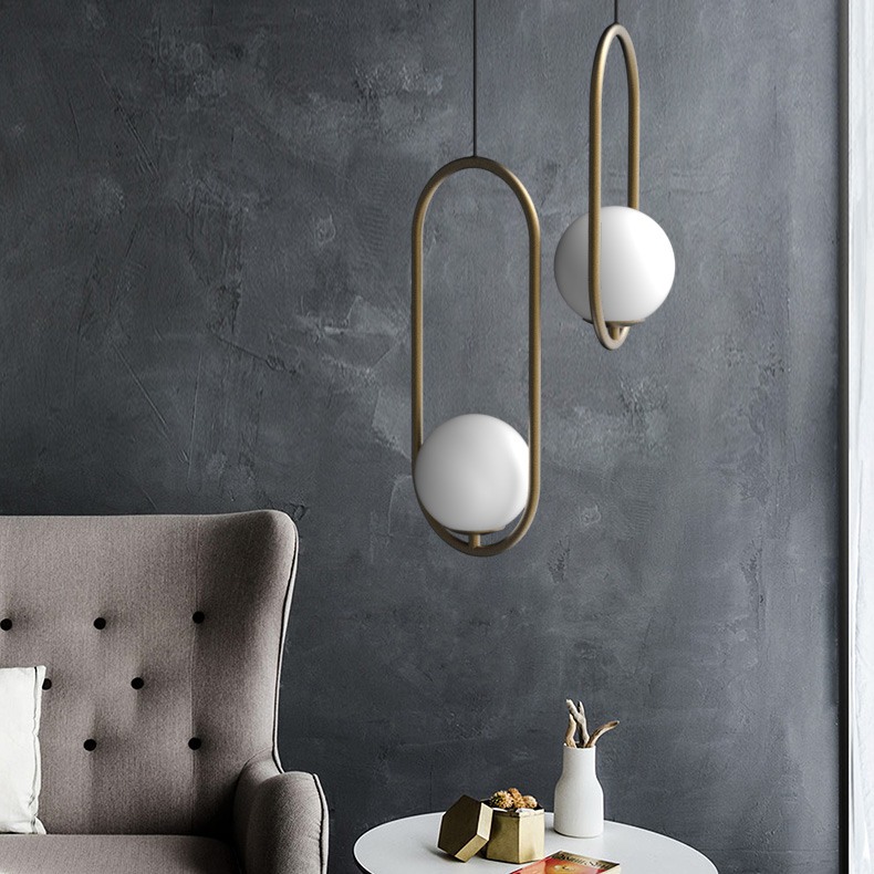 Подвесной светильник Matthew McCormick hoop 50 Бронза MILA Pendant 181904-22