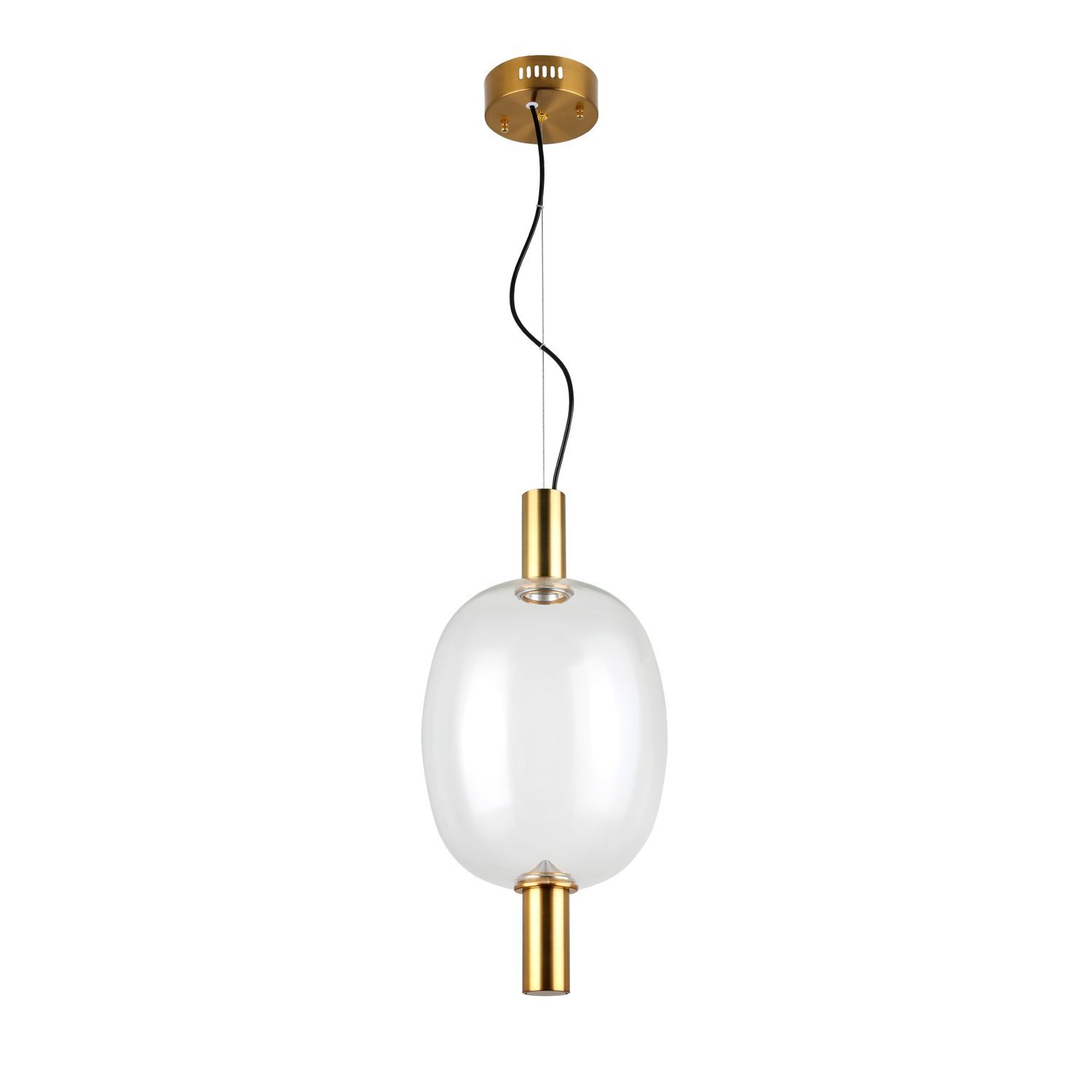 SL1582.313.01 Светильник подвесной ST-Luce Бронзовый/Прозрачный LED 1*7W 2700K АЛЕНОР