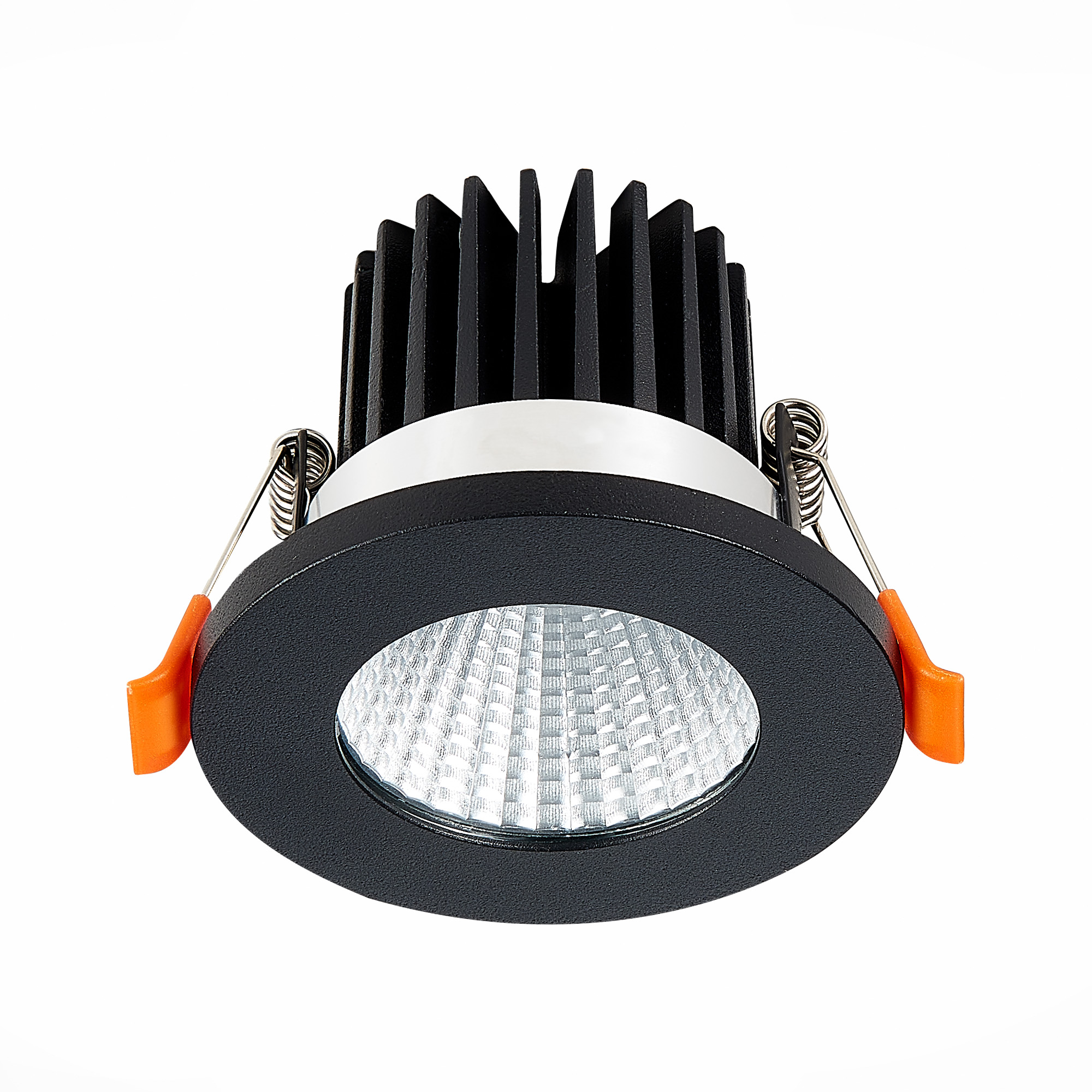 ST704.438.10 Св-к встр. Черный LED 1*10W 3000K 900Lm Ra>90 38° IP20 D79xH62 170-240V Встраиваемые светильники