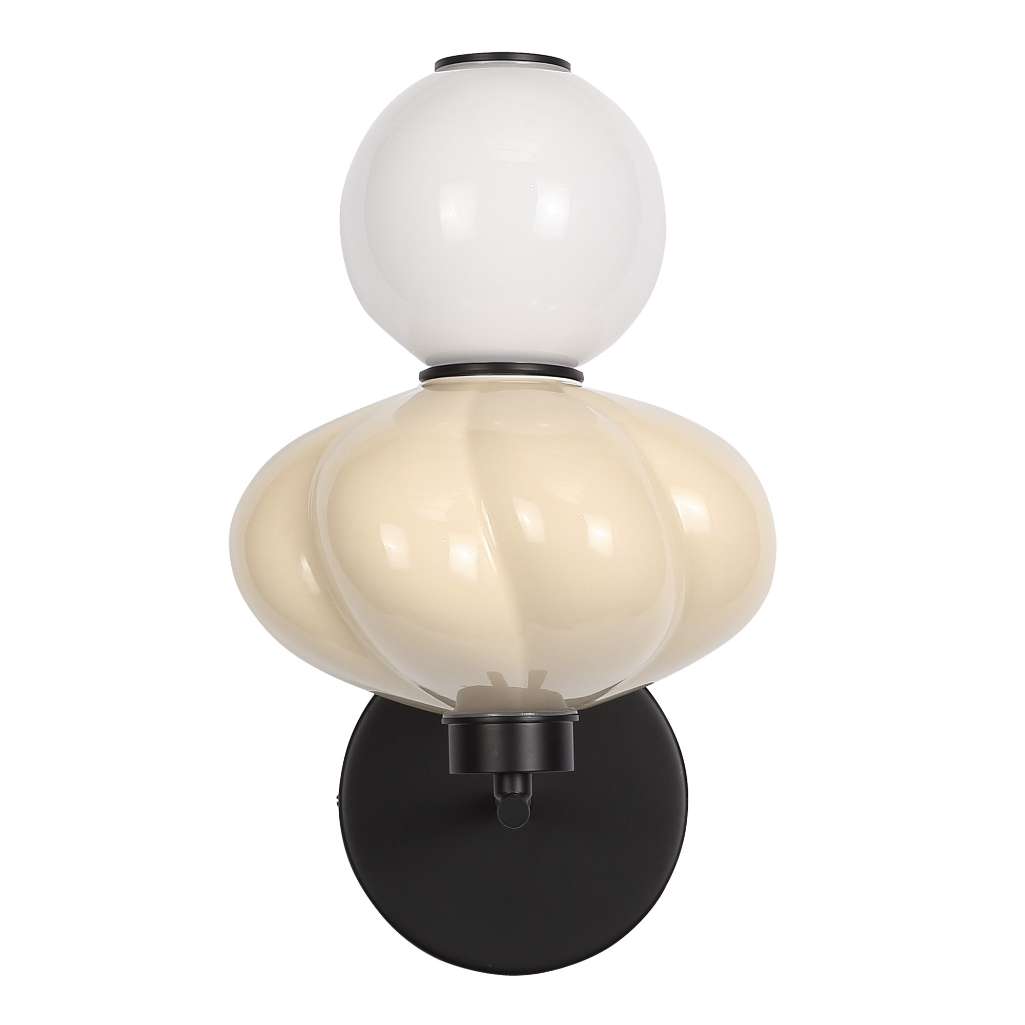 SL6134.411.01 Светильник настенный ST-Luce черный/желтый, опаловый LED 1*8W 3000K ФЛОРЕНТИНИ