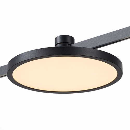 ST818.446.12 Магнитный трековый светильник FARM Черный LED 1*10W 4000K 520Lm Ra80 120 IP20 D168xH54 ФАРМ