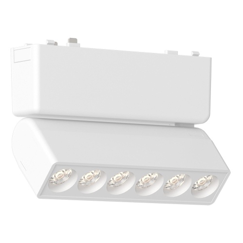 ST675.536.06 Магнитный трековый светильник Белый LED 1*6W 3000K 360Lm Ra>90 IP20 L122xW26xH80 48V СКАЙФЛЕТ