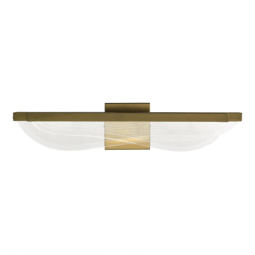 SL6509.201.01 Светильник настенный ST-Luce Золотистый/Прозрачный LED 1*18W 4000K ФЕЗАЛЕ