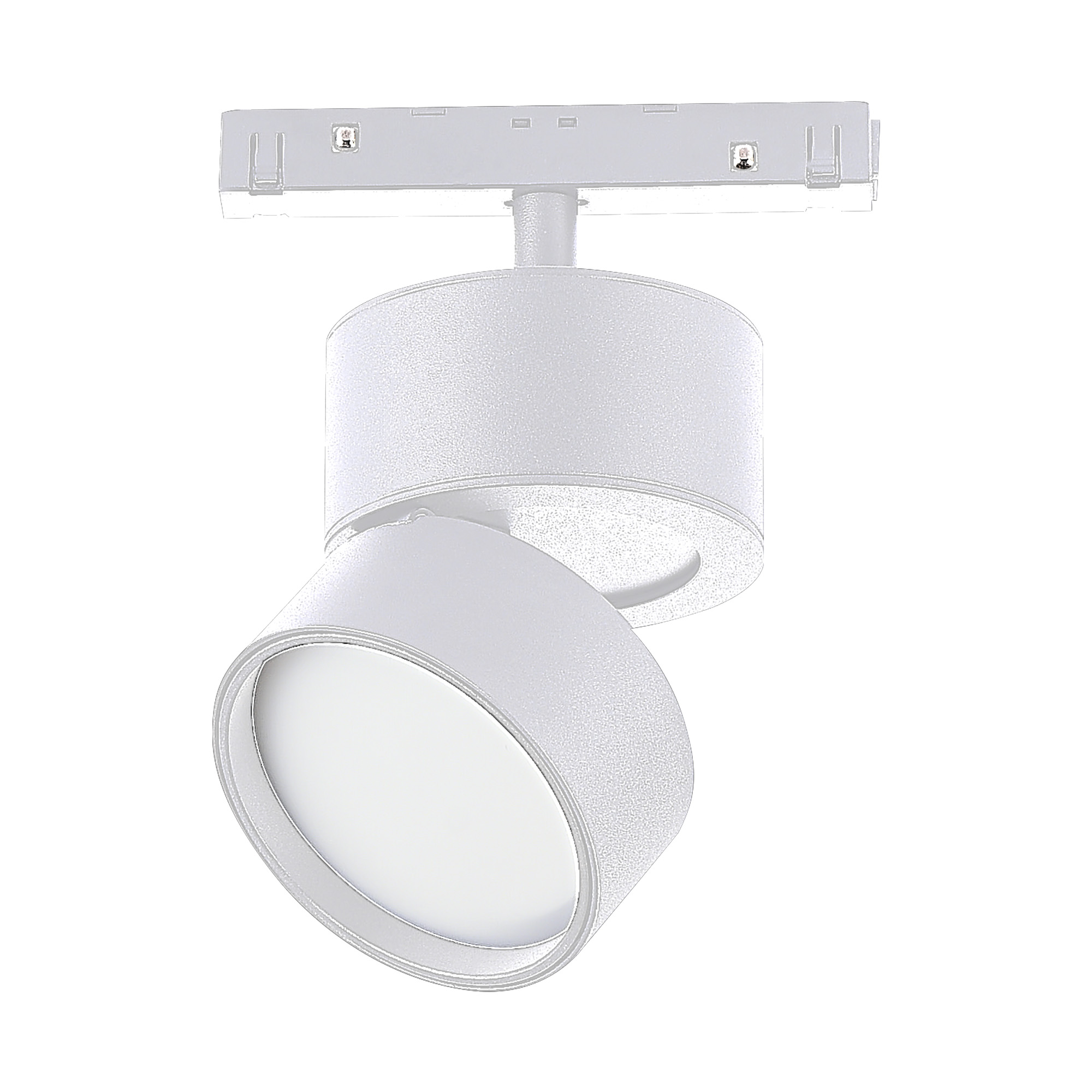 ST809.536.09 Магнитный трековый светильник Белый LED 1*9W 3000K 550Lm Ra>90 120° IP20 D85xH126 48V СКАЙЛАЙН 48V