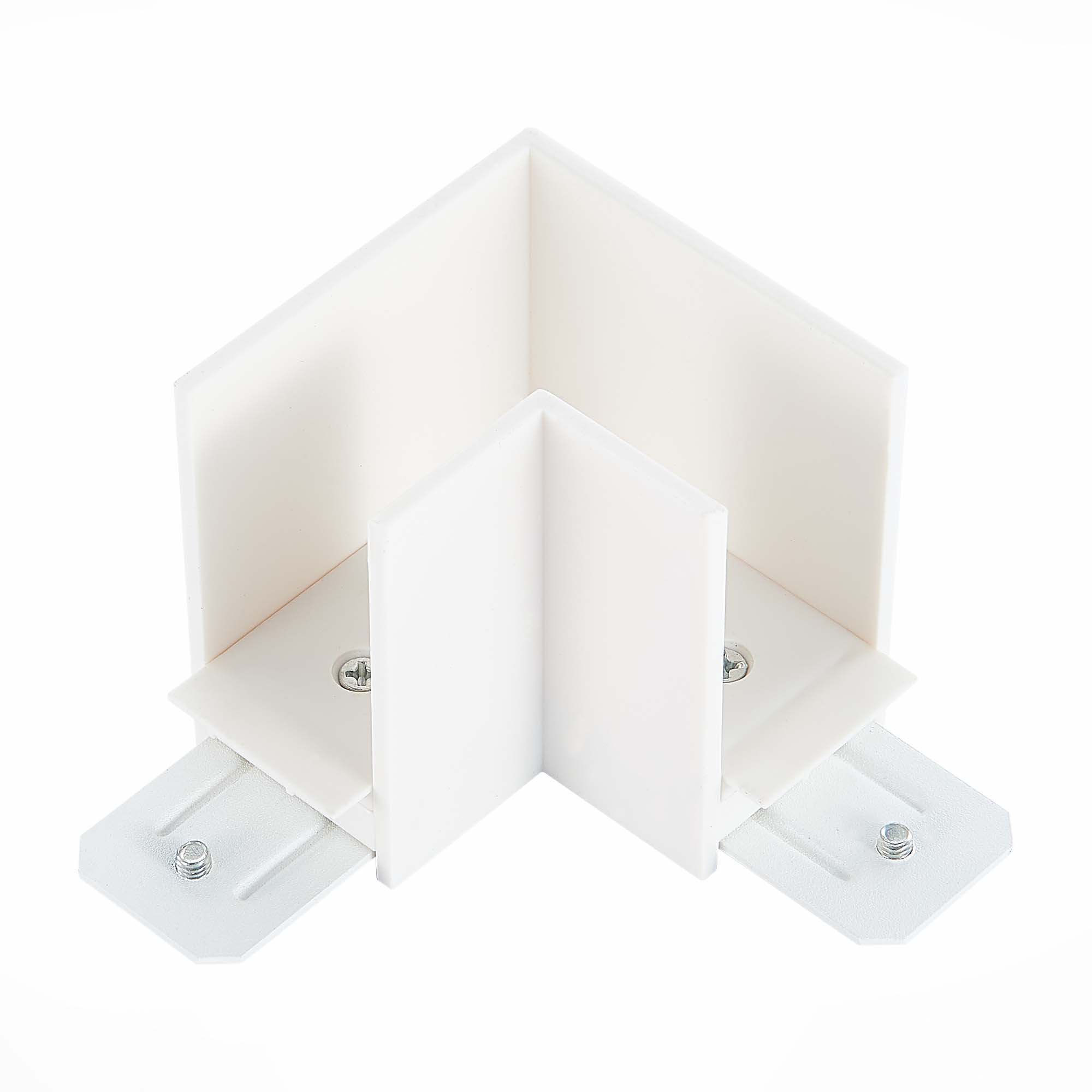 ST015.522.14 Соединитель угловой SKYLINE 220 ST-Luce белый, пластик СКАЙЛАЙН 220V