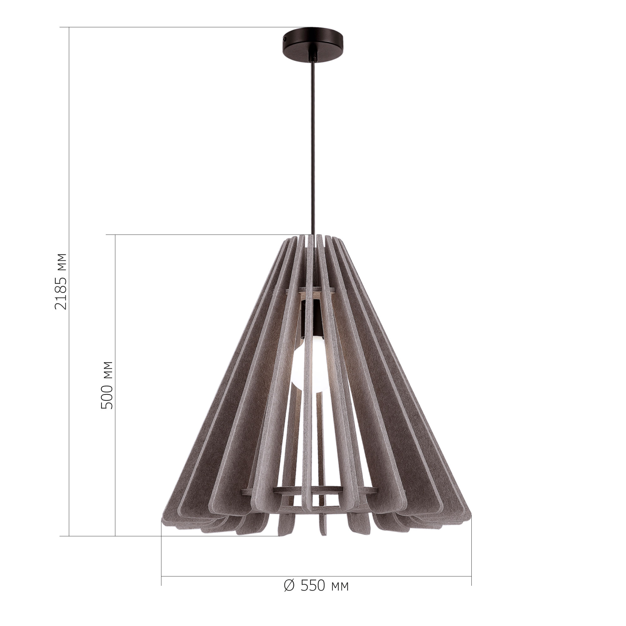 SL3002.403.01 Светильник подвесной ST-Luce Черный/Бежевый E27 1*60W СЕНТИТО