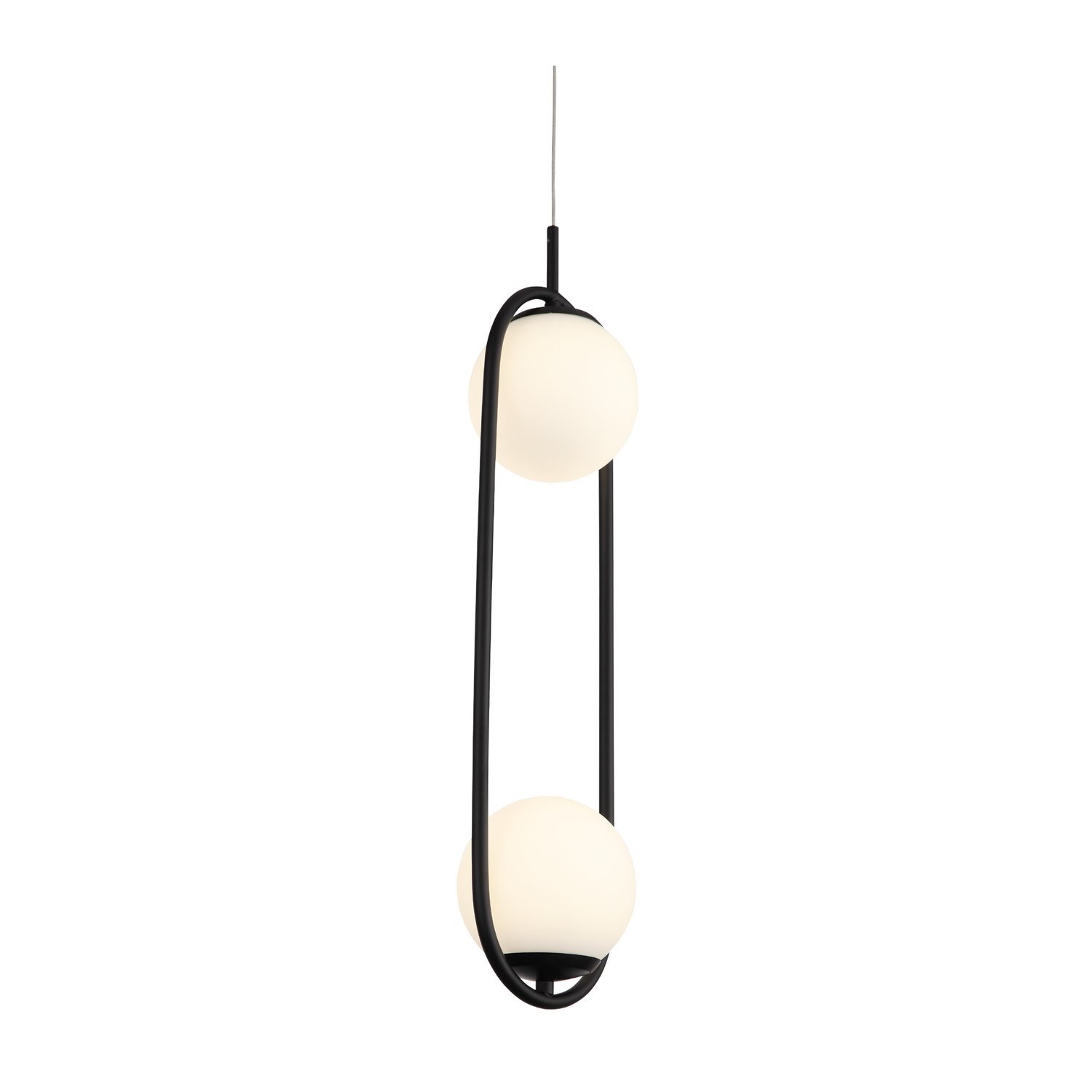 SL395.403.02 Подвес ST-Luce Черный/Белый LED 2*8W 4000K ДОНОЛО