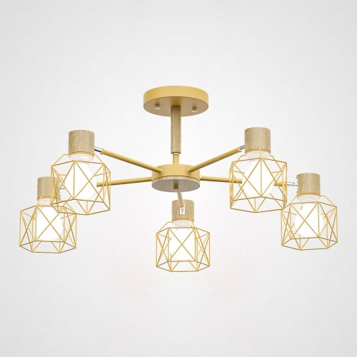Потолочная люстра CORF B3 Yellow 5 lamps 189495-26