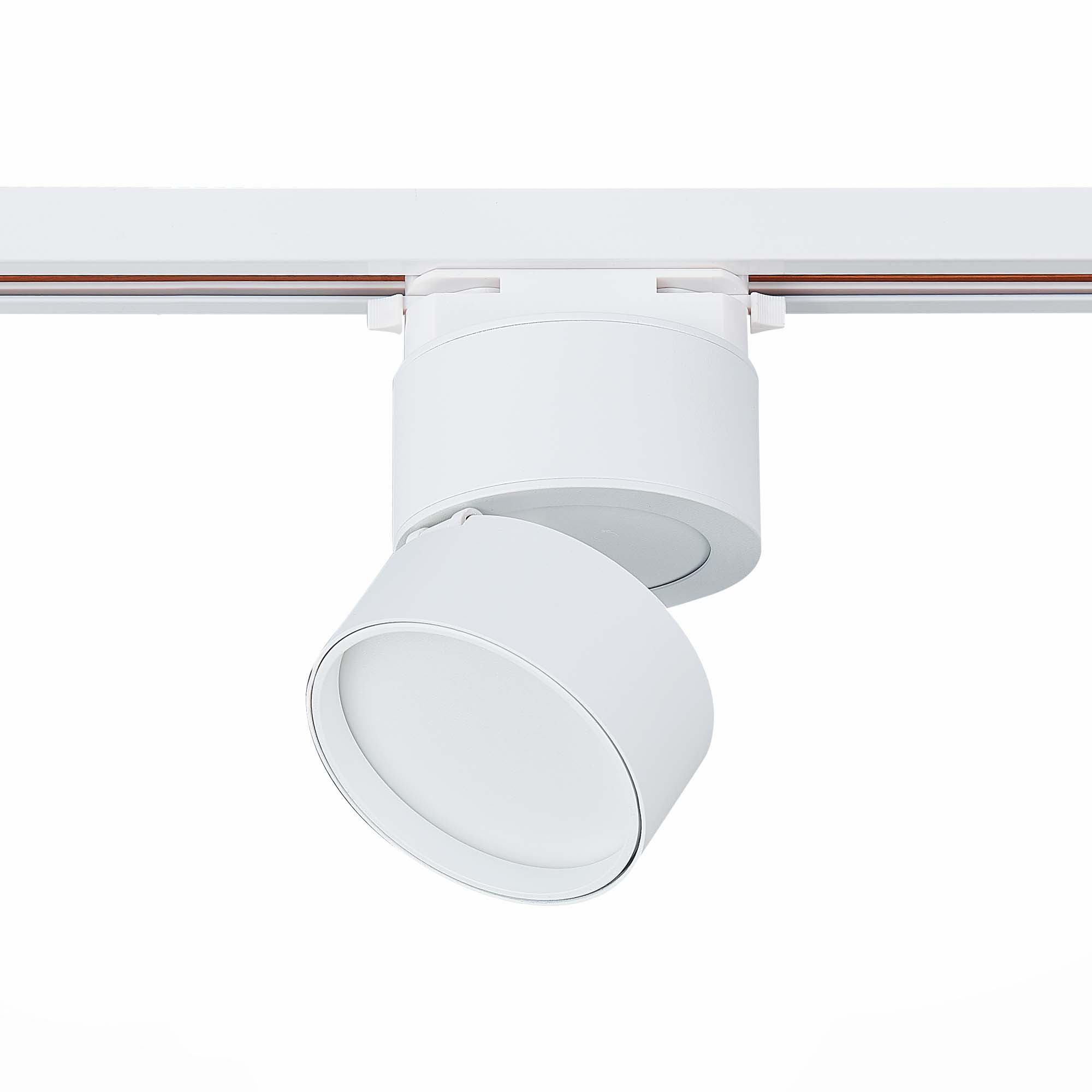 ST651.536.09 Св-к трек. Белый LED 1*9W 3000K 720Lm Ra>90 120° IP20 D85xH122 170-240VV БЭЙС
