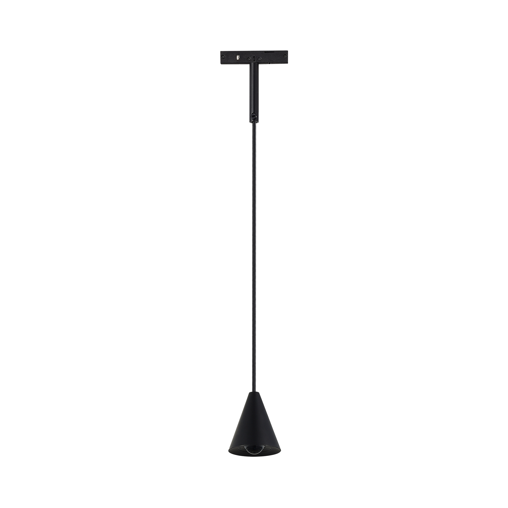 ST689.436.05 Магнитный трековый светильник Черный LED 1*5W 3000K Lm350 Ra>80 60° IP20 D80xH98 24V СУПЕР5