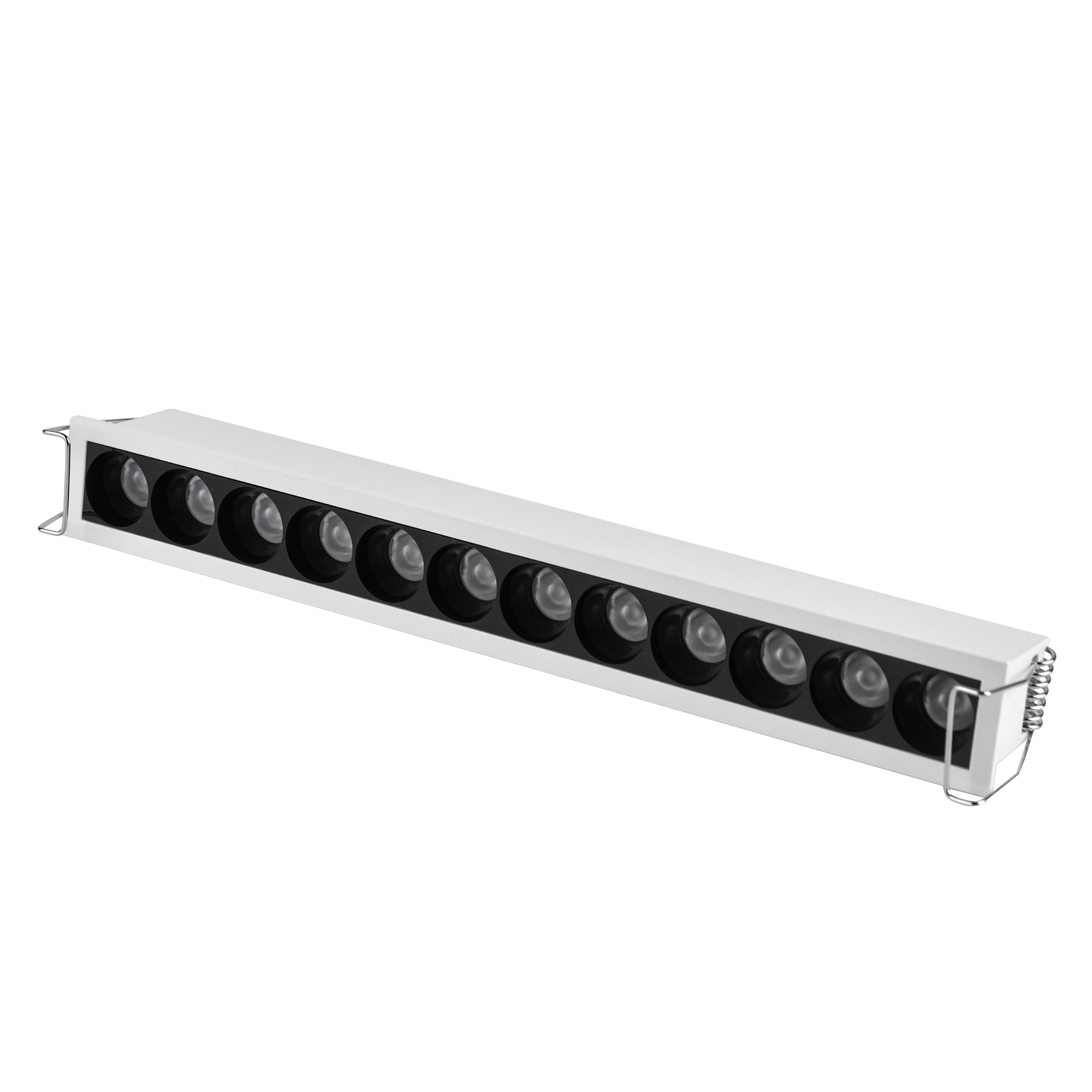 ST762.532.12 Св-к встр. белый LED 1*12W 3000K 1 200Lm Ra 90 24° IP20 L240xW30xH36 170-240V Встраиваемые светильники