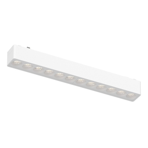 ST673.536.12 Магнитный трековый светильник Белый LED 1*12W 3000K 710Lm Ra>90 36° IP20 L230xW26xH24 4 СКАЙФЛЕТ