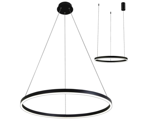 Подвес Kink Light Тор черный d60 08213,19A(4000K)