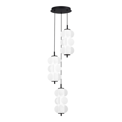 SL6121.403.03 Светильник подвесной ST-Luce Черный/Белый LED 3*7,5W 3000K ТАЛИСМАН