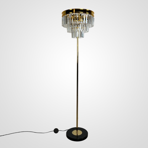 Торшер RH 1920S Odeon Clear Glass Floor Lamp GOLD 241415-22