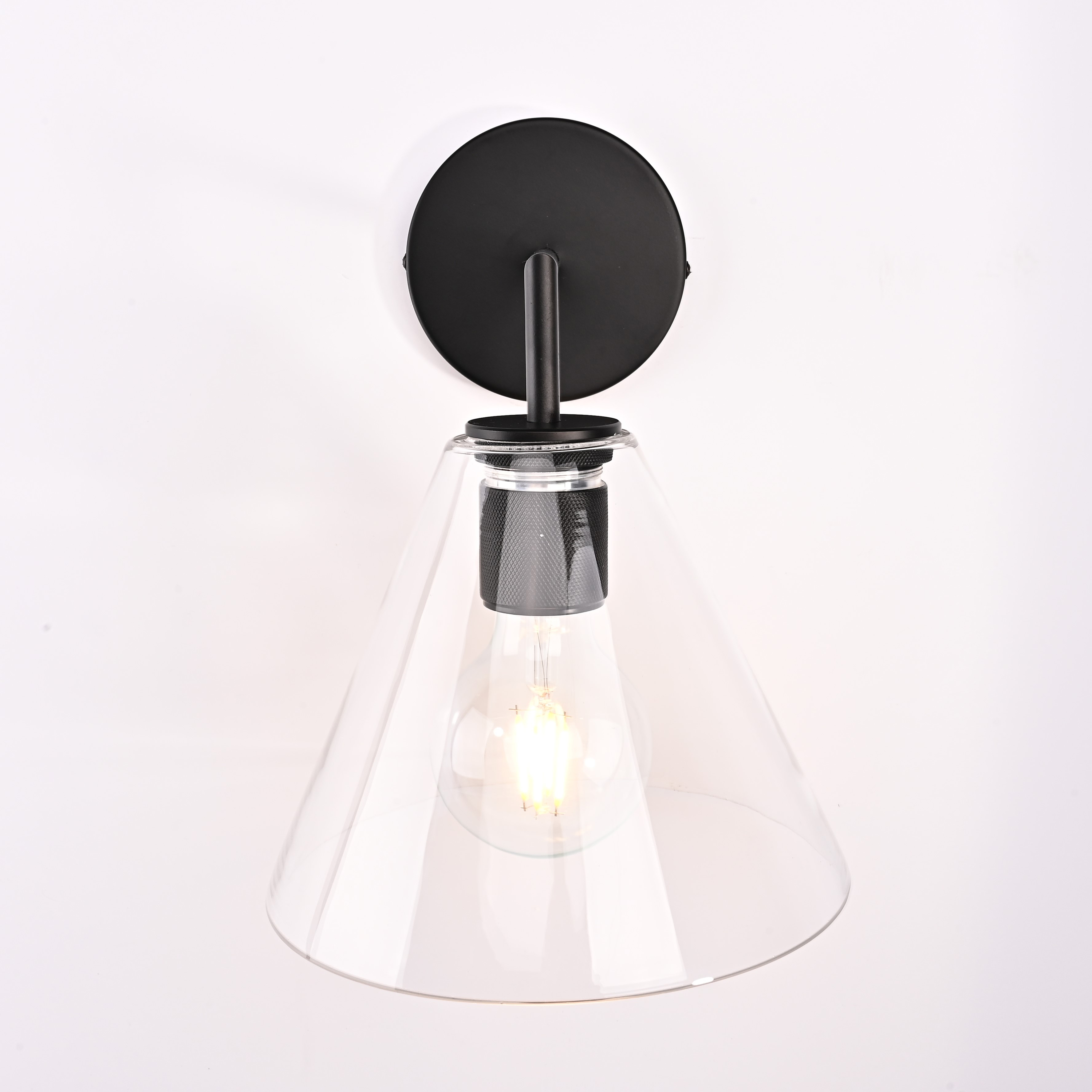 Бра RH Utilitaire Funnel Shade Single Sconce Black 123269-22