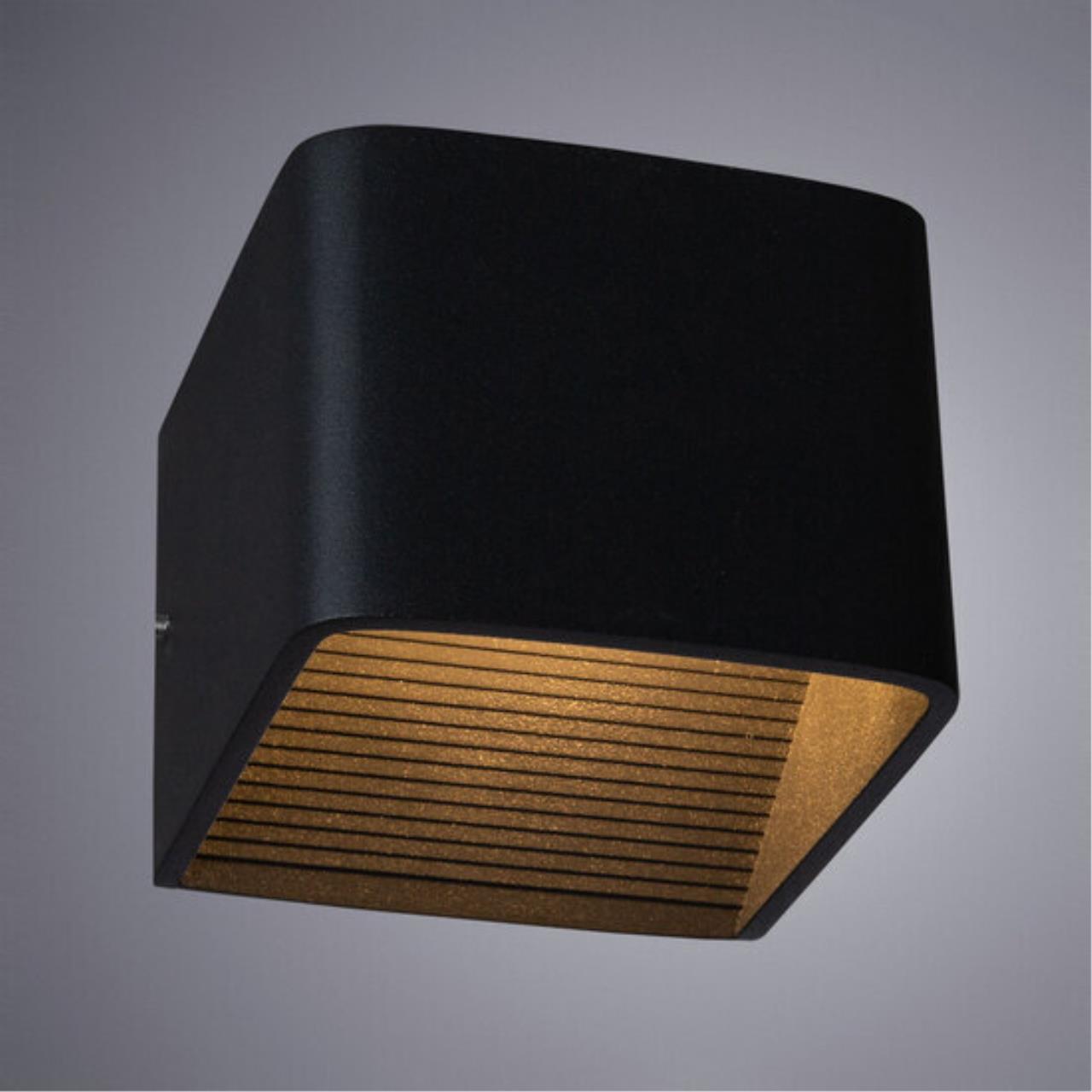 Декоративная подсветка Arte lamp A1423AP-1BK СВЕТИЛЬНИК НАСТЕННЫЙ