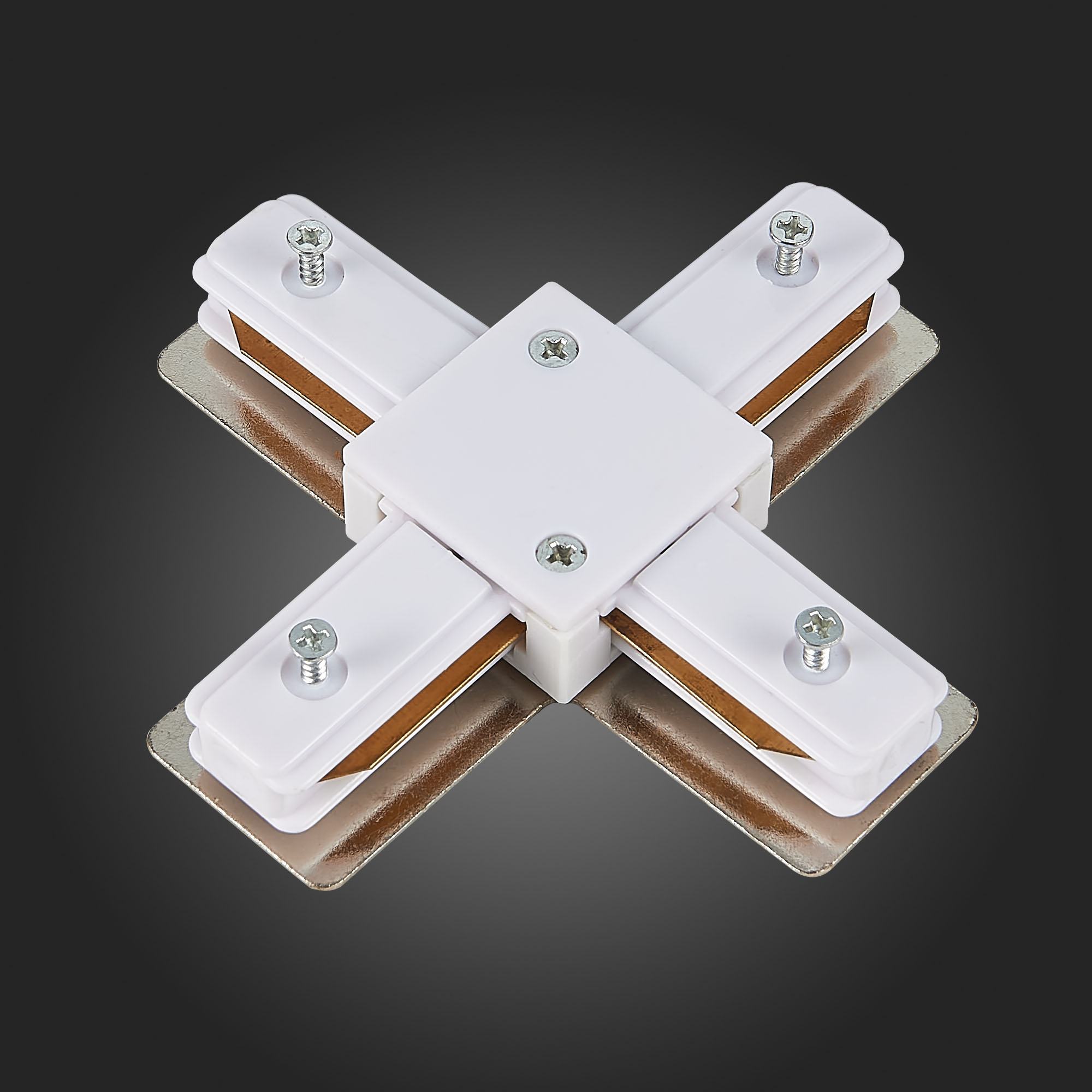 ST002.549.00 Коннектор X-образный ST-Luce Белый БЭЙС