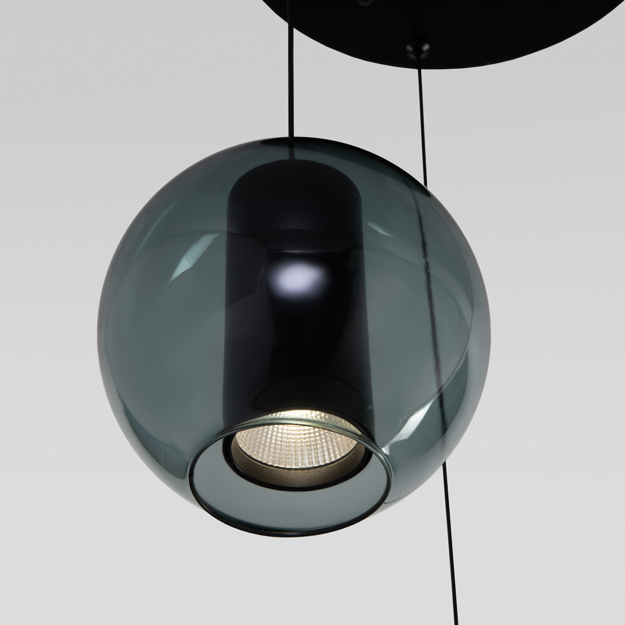  Eurosvet 50258/3 LED/ подвесной светильник/ дымчатый/бирюзовый